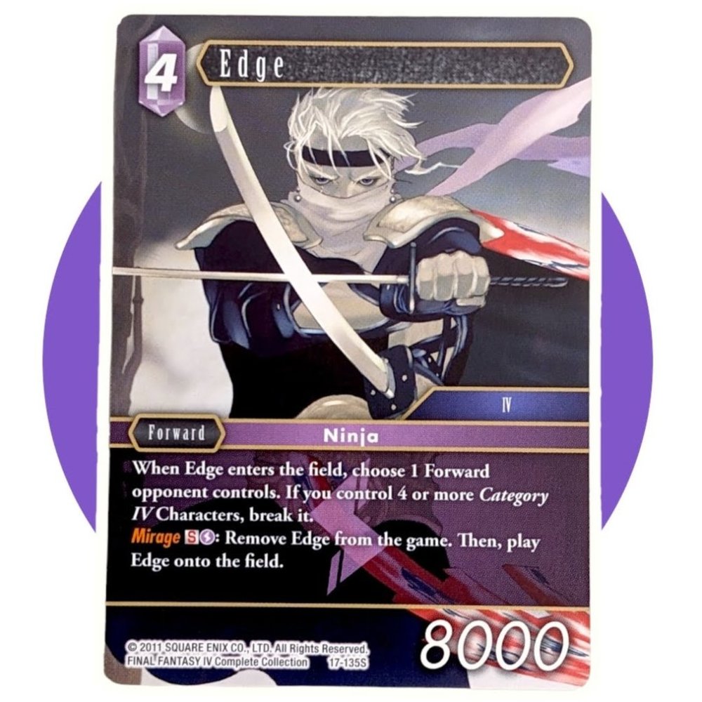 Rebellion's Call Final Fantasy Card (CC01): Edge 17-135S